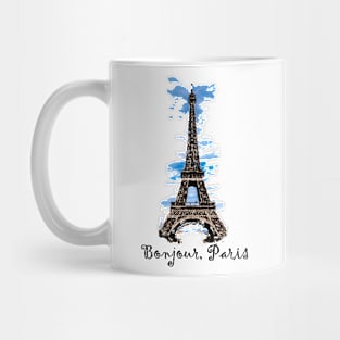 Bonjour, Paris Mug